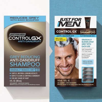 Just For Men Control GX Gray Reducing Anti-Dandruff Shampoo - 4 fl oz