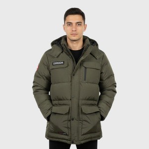 Canada Weather Gear Men’s Heavyweight Hooded Puffer Parka Jacket - 1 of 3