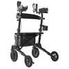 Metro Mobility Lightweight Rollator Walkers with Big Front Shock-Absorbing Honeycomb Wheels,Foldable Rolling Walker with Seat,Drive Walker for Seniors - 2 of 4