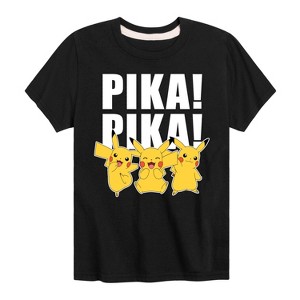 Boys' - Pokémon - Pika! Pika! Short Sleeve Graphic T-Shirt - 1 of 4