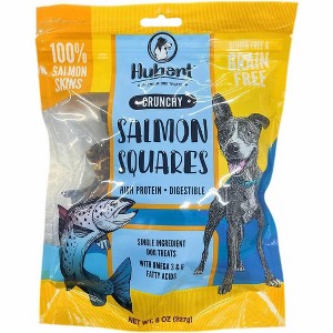 Hubert Pet Premium Salmon Skin Dog Treats, Grain Free, Single Ingredient, USA Tested - 8oz / 0.5 lb Super Value Pack - 1 of 4