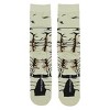 Universal Monsters Mummy Men's White Animigos Crew Socks - 3 of 3