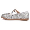 Olivia Miller Girl's Toddler Princess Heart Maryjane Flats - 3 of 4
