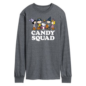 Men's - Peanuts - Candy Squad Long Sleeve Graphic T-Shirt - 1 of 4