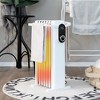 Costway 1500W Electric Space Heater Oil Filled Radiator Heater W/ Foldable Rack White\Black - 2 of 4