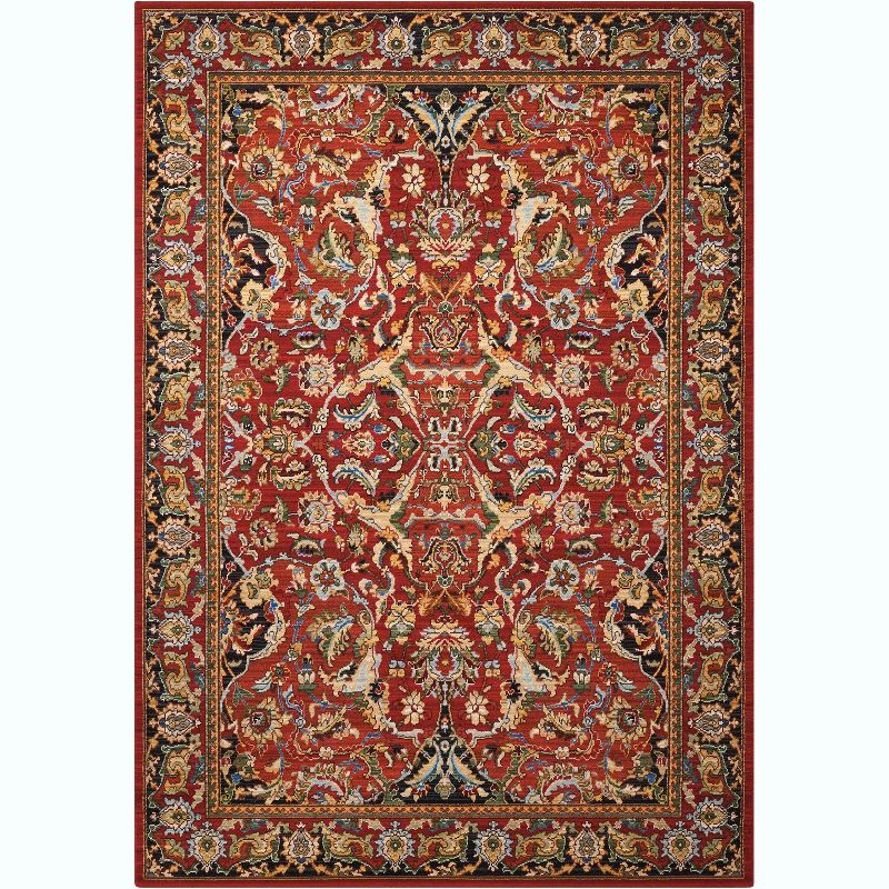 Nourison Timeless Red Area Rug TML15, 1 of 6