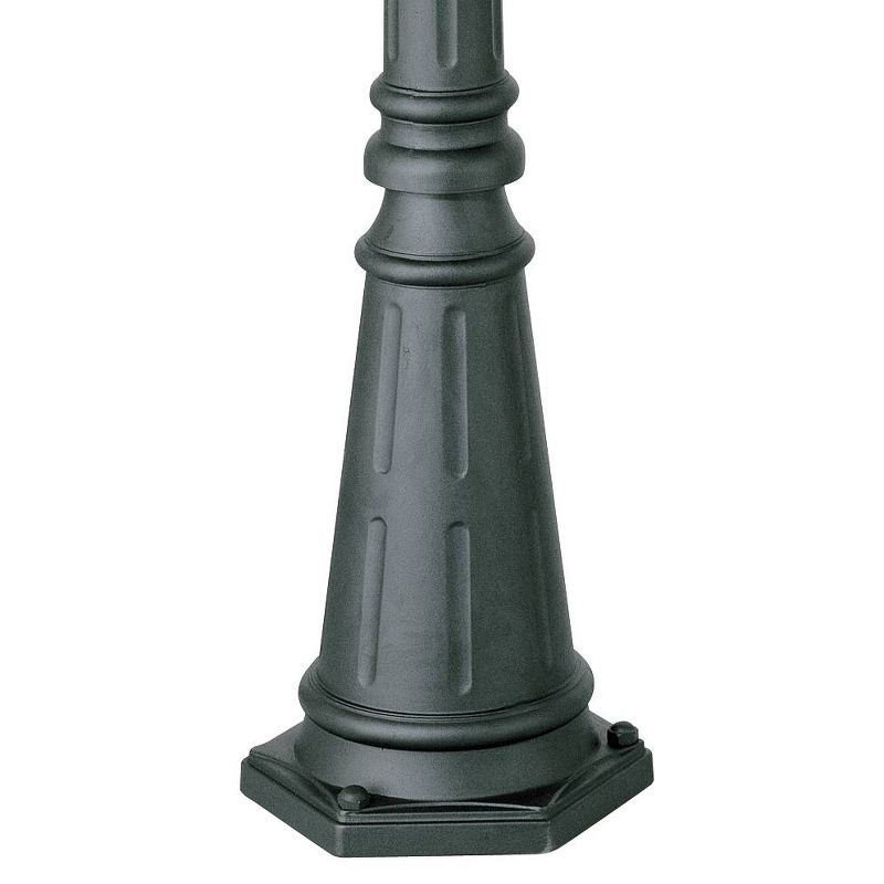 John Timberland Hepworth Vintage Rustic Outdoor Post Black Metal 76 3/4" for Post Exterior Barn Deck House Porch Yard Patio Home Outside Walkways, 3 of 6