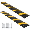 Rubber Speed Bump, Speed Bumps for Road, for Parking Lot, School, Warehouse, Hotel, Rated 66000 Lbs - 2 of 4