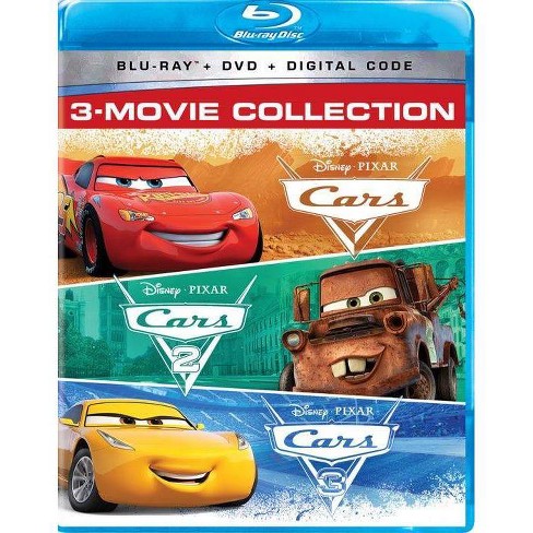Cars: 3-movie Collection (blu-ray + + Digital) : Target