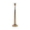 Sagebrook Home 16" Squared Off Taper Candle Holder - Contemporary Glam Metal Metallic Gold Candle Holder for Home, Office or Event Table Decor - 3 of 4
