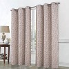 RT Designer Collection Jasper Lurex Jacquard 2 Pack Grommet Curtain Panel 36" x 84" Taupe - 2 of 4
