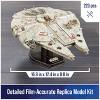 4D Build Star Wars Millennium Falcon 3D Model Kit with 223 Pieces and Display Stand for Film-Accurate Cardstock Model Building Ages 12+ - 2 of 4