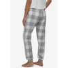 ellos Women's Plus Size Plaid Flannel Sleep Pants - image 3 of 4