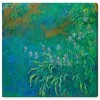 Art Remedy Claude Monet - Irises Blue Monet Art Prints Unframed - 4 of 4