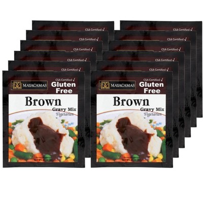 Mayacamas Gluten Free Brown Gravy Mix Vegetarian - Case of 12/.65 oz