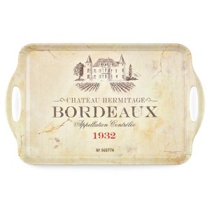 Pimpernel Vin de France Melamine Large Handled Sandwich Tray19.25" x 11.5" - 1 of 4