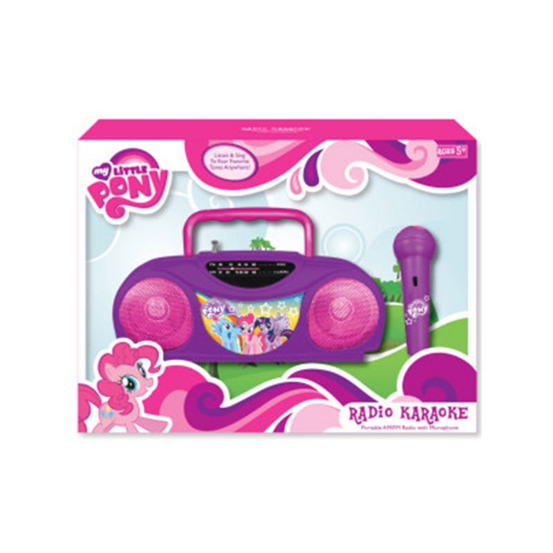 My Little Pony Portable Radio and Karaoke System with Microphone, 2 of 4