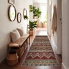 Living Room Rugs Soft Boho Geometric Area Rugs Non-Slip Washable Area Rug for Bedroom Home Office Dining Room - 2 of 4