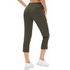 Clearlove Pants for Women Casual Summer Pull On Yoga Dress Work Jeggings Athletic Golf Crop Pants with Pockets - 2 of 4