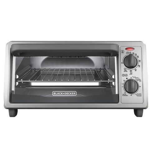 BLACK+DECKER Natural Convection 4-Slice Bake Broil Toaster Oven Extra Wide  New 50875818163