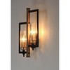 Maxim Lighting Flambeau 2 - Light Wall Light in  Black/Antique Brass - 4 of 4