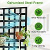 Metal Raised Garden Bed with Trellis - Tall planter box for climbing plants, vegetables & vines. Creates outdoor privacy for patio. - 3 of 4