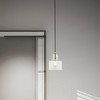 Livex Lighting Art Glass 1 - Light Pendant in  Brushed Nickel - 3 of 4
