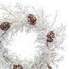 Melrose Iced Twig Pinecone Wreath 24"D - 2 of 2