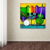 Trademark Fine Art -Daniel Patrick Kessler 'Jam Dogs' Canvas Art - 3 of 3