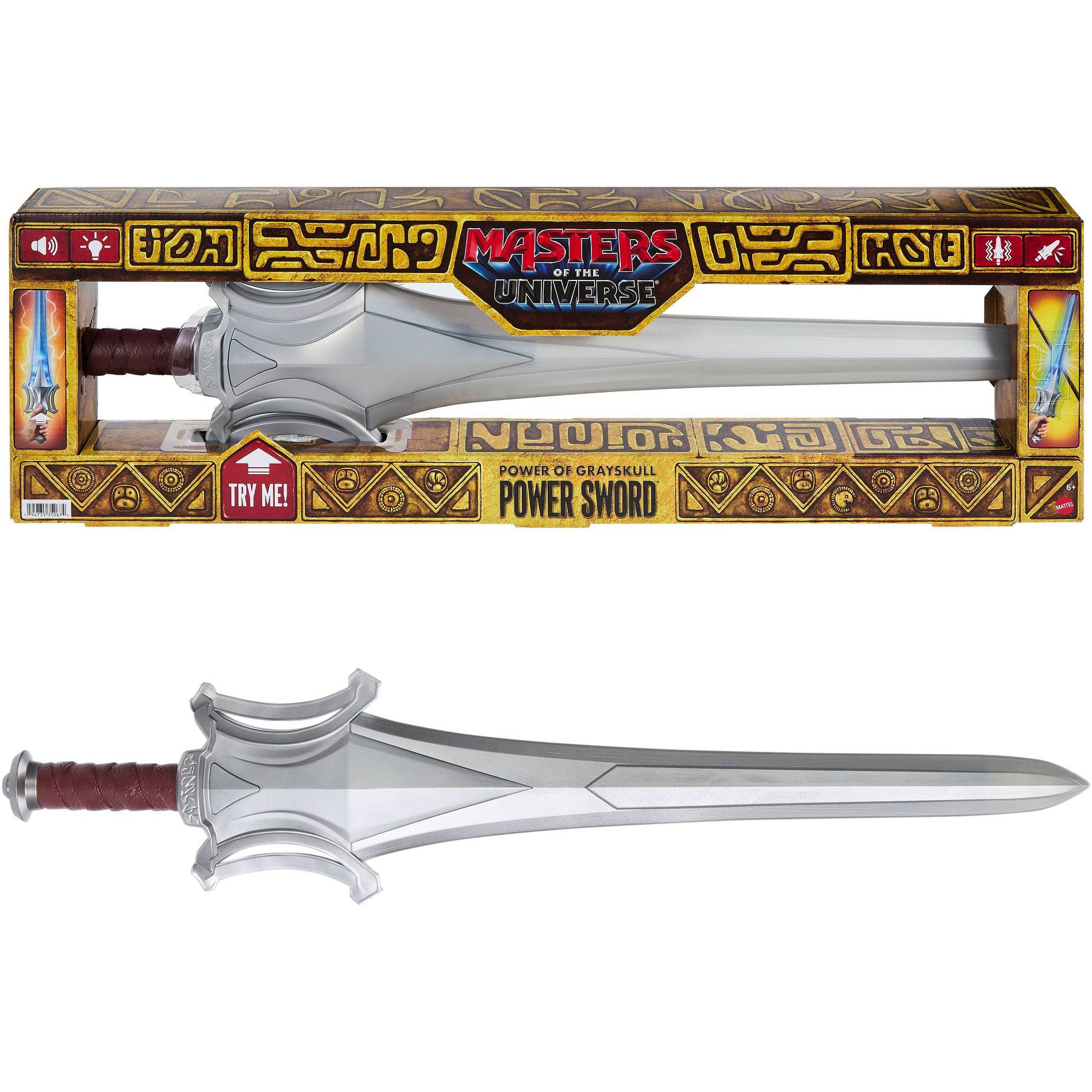 Masters of the Universe 2026 Movie Powers Grayskull Sword, Lights, Sounds & Vibration, Role Play Toy