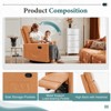 MAYEERTY Swivel Recliner Chair, Glider Single Chair for Living Room with Extra Large Footrest, High Back, Upholstered Deep Seat - 3 of 4