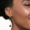 Ross-Simons Black Onyx Threader Drop Earrings in Sterling Silver - 2 of 4