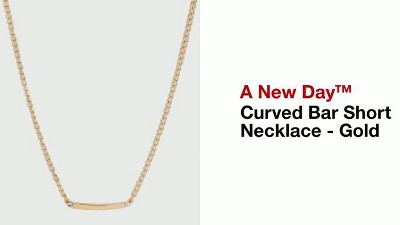 Short And Long Layered Pendant Necklace - A New Day™ Gold : Target