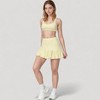 Anna-Kaci Active Women's Ruffle Hem High Waist Skort Built-In Shorts Stretch Waistband Flowy Lightweight Design - 3 of 4