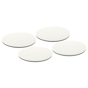 Unique Bargains Diamaceous Round Instant Dry Indoors Plant Saucer 4 Inch White - 1 of 4
