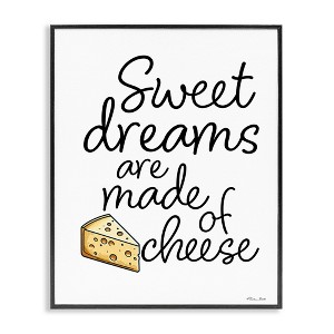 Stupell Industries Sweet Dreams Are Made Of Cheese Framed Giclee Art - 1 of 4