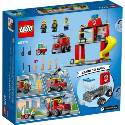 LEGO City 4+ Fire Station and Fire Engine Toy Playset 60375_3