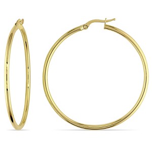 EVERLY JEWELRY | 10k Yellow Gold Hoop Earrings - 1 of 3