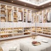 Aheaplus Closet Organizer System with Drawers and Adjustable Shelves, Freestanding Walk-in Wooden Closet - 4 of 4