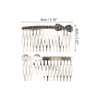 Unique Bargains Women's Bow Tie Shape Hair Comb Insertion Tool Hair Black 1 Pc - 2 of 3