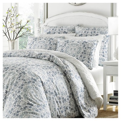 blue and white comforter target