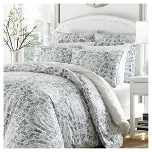 Pastle Blue Caldecott Comforter Set (King) - Stone Cottage