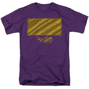 Willy Wonka And The Chocolate Factory Golden Ticket Adult T-Shirt - 1 of 4