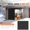 VEVOR Garage Door Screen for Winter, 10x8FT, Garage Door Insulation Kit, Magnetic Thermal Insulated Door Curtain with 300D Oxford Fabric, Black - 3 of 4