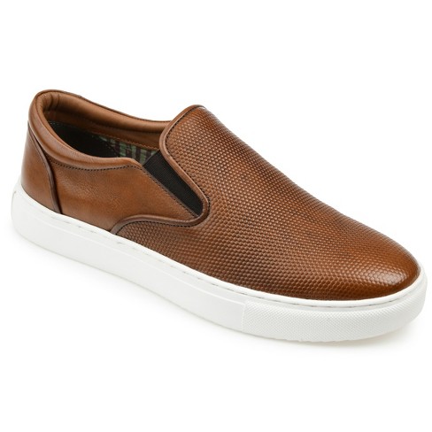 Mens wide cheap slip on sneakers