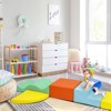 Foam Climbing Blocks Set - 6PCS Indoor Active Playset, Soft Climbing Indoor Set for Infants, Preschools, Toddlers - 2 of 4