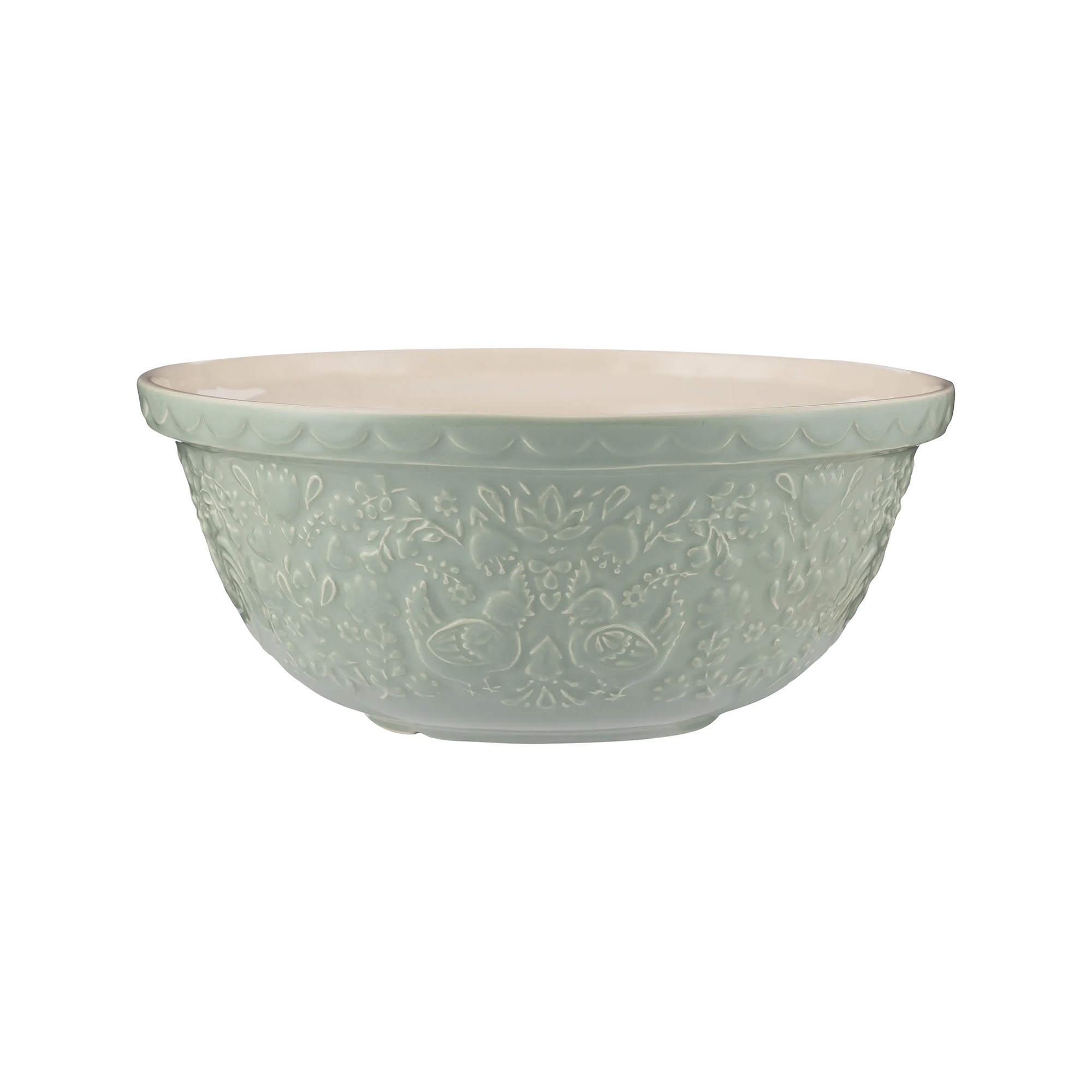 Mason Cash Home to Roost Size 12 Mixing Bowl, 4.25 Quart
