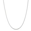 Black Bow Jewelry 1.2mm Sterling Silver Solid Classic Round Snake Chain Necklace - 3 of 4
