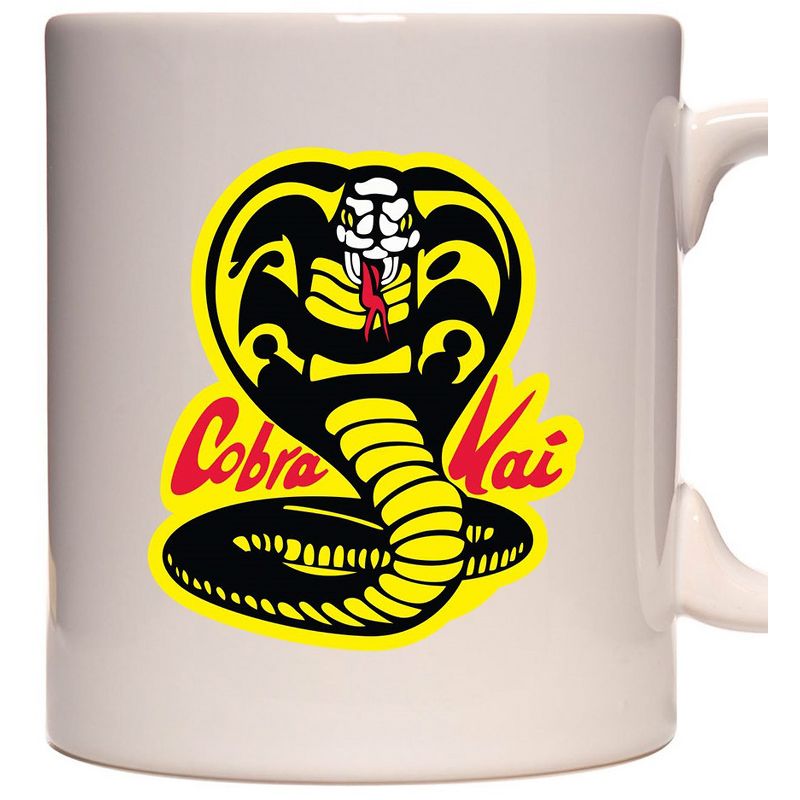 Cobra Kai Strike First Strike Hard Karate Ceramic Coffee Mug 11 Oz. Beverage Cup Multicoloured, 2 of 4