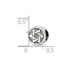Black Bow Jewelry Sterling Silver Star of David Round Bead Charm - 4 of 4
